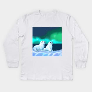 Focas en el Ártico. Kids Long Sleeve T-Shirt